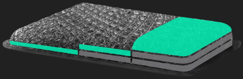 Illustration of a pad used for AERORISE technology